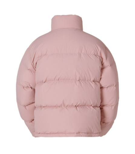 ロゴ テープ ダウン ジャケットピンク / Logo Tape Down Jacket Pink - whoisnerdy jp