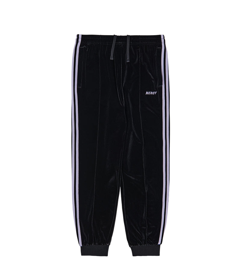 NYベルベットジョガーパンツ ブラック / NY Velvet Jogger Pants Black - whoisnerdy jp