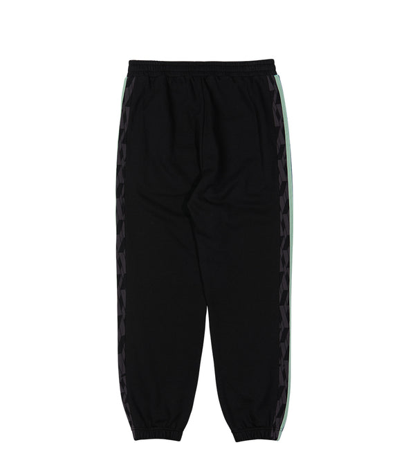 DNA モノグラムブロックジョガーパンツ / DNA Monogram Block Jogger Pants ブラック - whoisnerdy jp