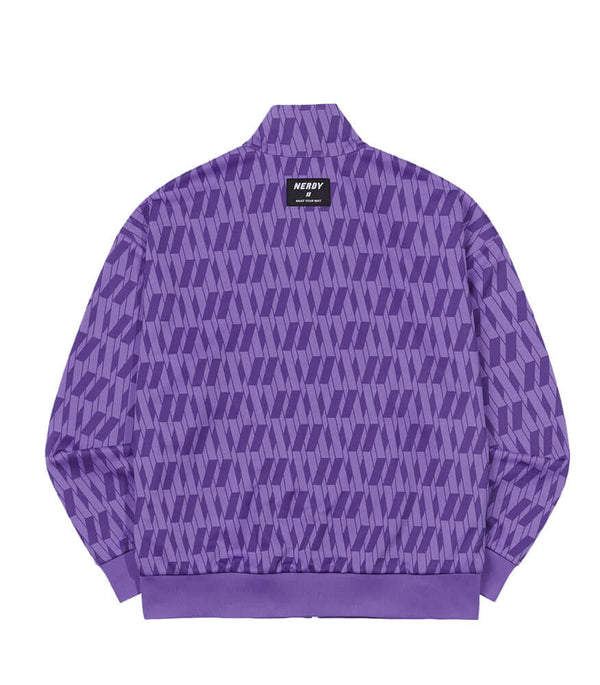 (21FW) DNA モノグラム トラック トップ パープル / DNA Monogram Track Top Purple - whoisnerdy jp