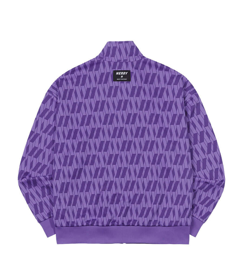 (21FW) DNA モノグラム トラック トップ パープル / DNA Monogram Track Top Purple - whoisnerdy jp