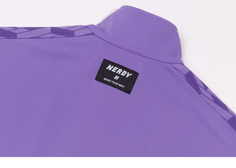 (21FW) DNA モノグラム テープ トラック トップ パープル / DNA Monogram Tape Track Top Purple - whoisnerdy jp