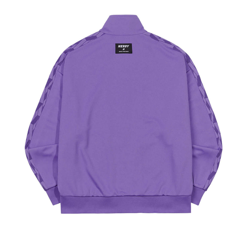 (21FW) DNA モノグラム テープ トラック トップ パープル / DNA Monogram Tape Track Top Purple - whoisnerdy jp