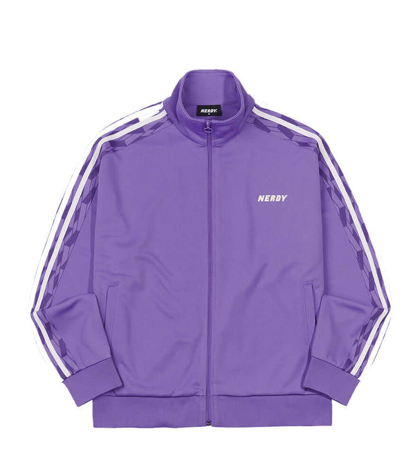 (21FW) DNA モノグラム テープ トラック トップ パープル / DNA Monogram Tape Track Top Purple - whoisnerdy jp