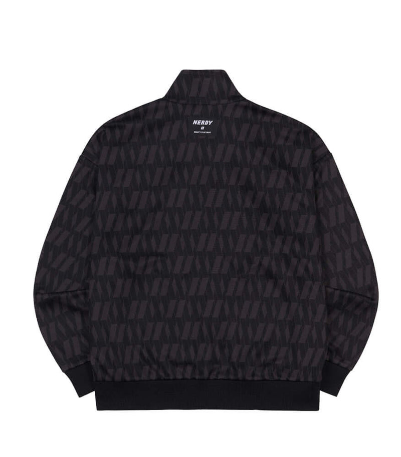 (21FW) DNA モノグラム トラック トップ ブラック / DNA Monogram Track Top Black - whoisnerdy jp