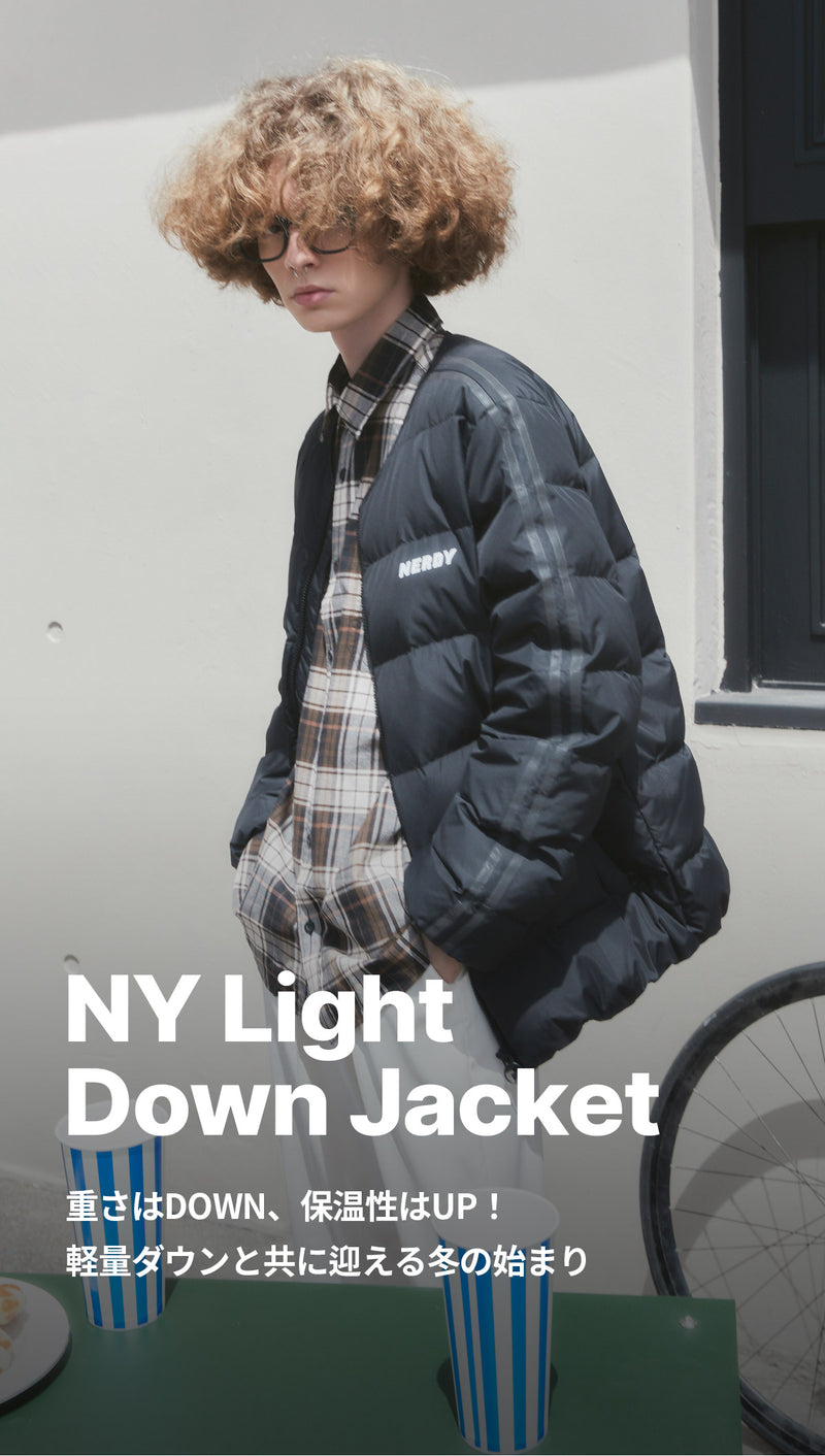 NY ライト ダウン ジャケットライトパープル / NY Light Down Jacket Light Purple - whoisnerdy jp