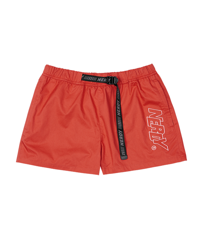 ウィメンズ ロゴ エンブロイダリー ショート コーラル / W's Logo Embroidery Shorts Coral - whoisnerdy jp