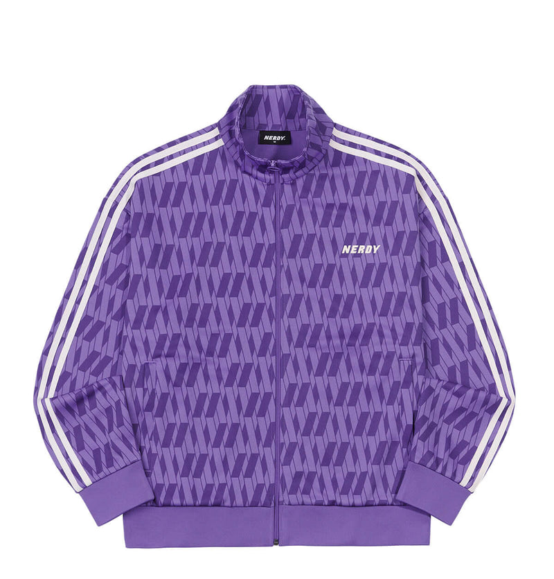 (21FW) DNA モノグラム トラック トップ パープル / DNA Monogram Track Top Purple - whoisnerdy jp