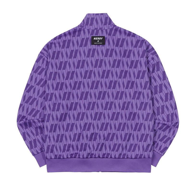 (21FW) DNA モノグラム トラック トップ パープル / DNA Monogram Track Top Purple - whoisnerdy jp