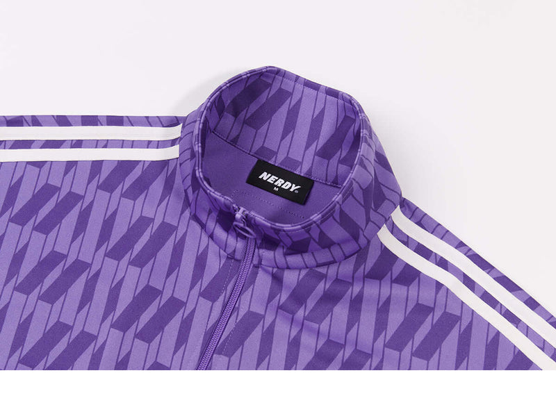 (21FW) DNA モノグラム トラック トップ パープル / DNA Monogram Track Top Purple - whoisnerdy jp