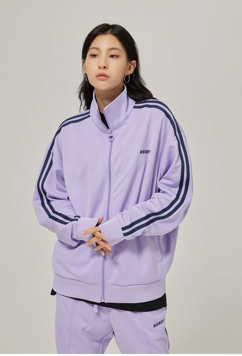 (21FW) NY トラック トップ ライトパープル / NY Track Top Light Purple - whoisnerdy jp