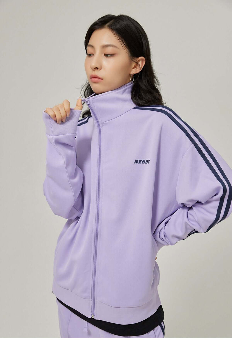 (21FW) NY トラック トップ ライトパープル / NY Track Top Light Purple - whoisnerdy jp